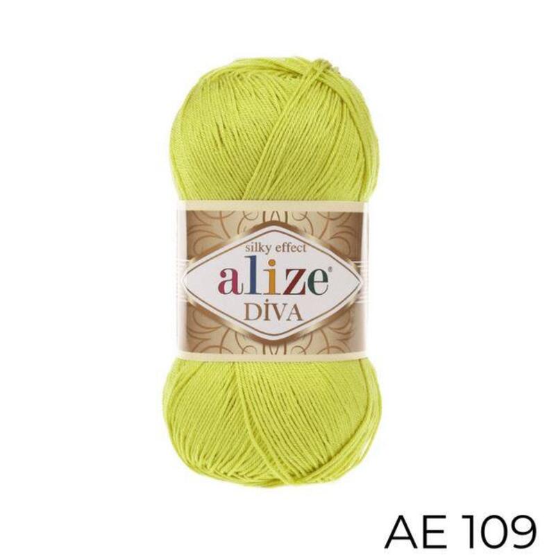 Alize Diva Yarn 100g, AE 109