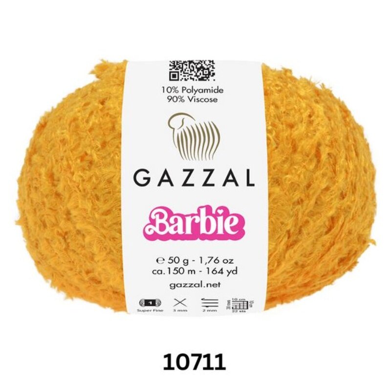 

Gazzal Barbie Yarn 50g, 10711