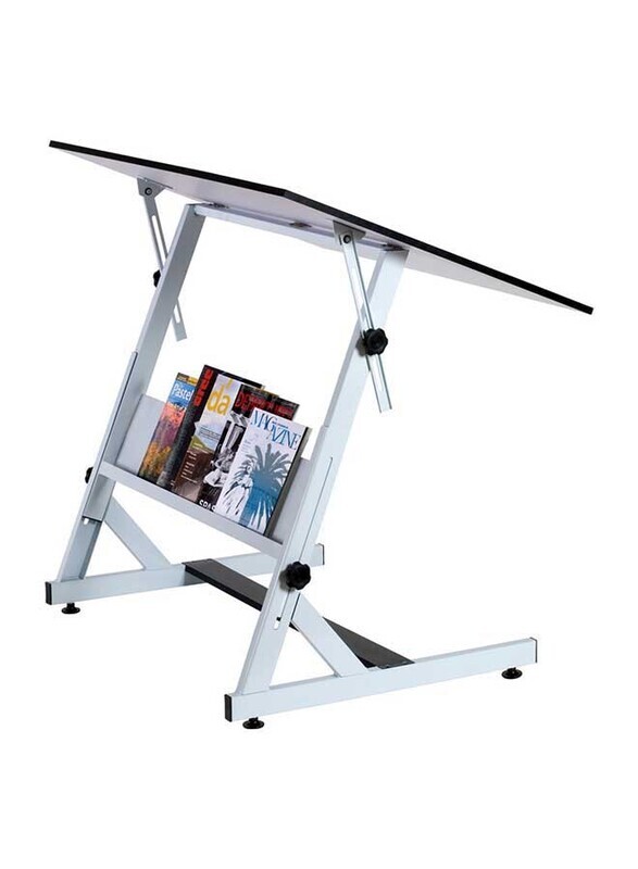 Alfi Bieffe Drafting Stand with Board, 100 X 70cm, AF-15, White