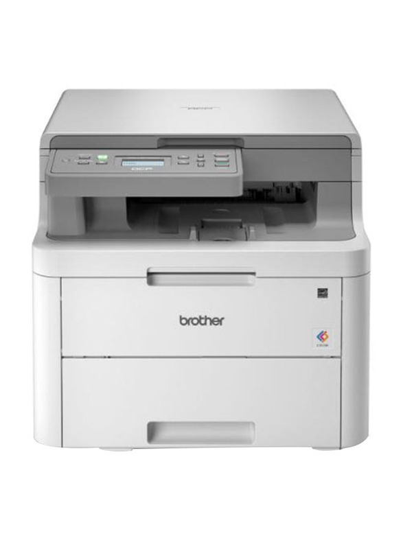 Brother DCP-L3510CDW Colour Laser All-in-One Printer, White