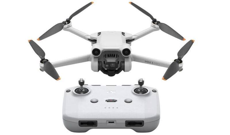 

DJI Mini 3 Pro Lightweight and Foldable Camera Drone with 4K/60fps Video, 48MP Photo, 34-min Flight Time, Tri-Directional Obstacle Sensing