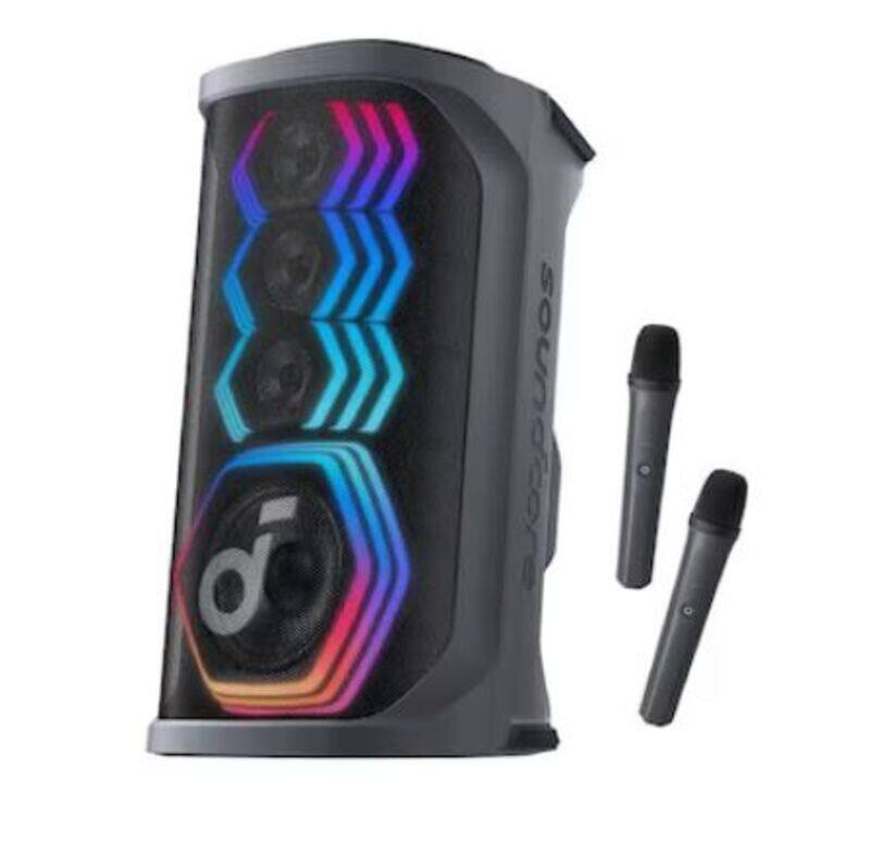 

Anker Soundcore Rave 3 Party Speaker with Microphone, Black