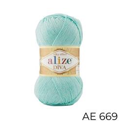 Alize Diva Yarn 100g, AE 669