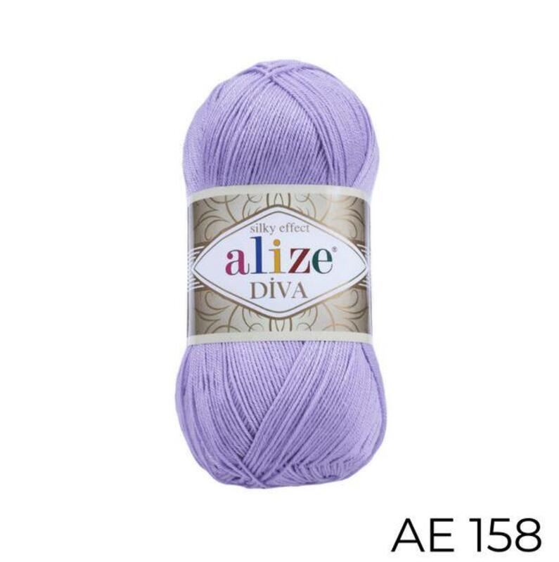 Alize Diva Yarn 100g, AE 158