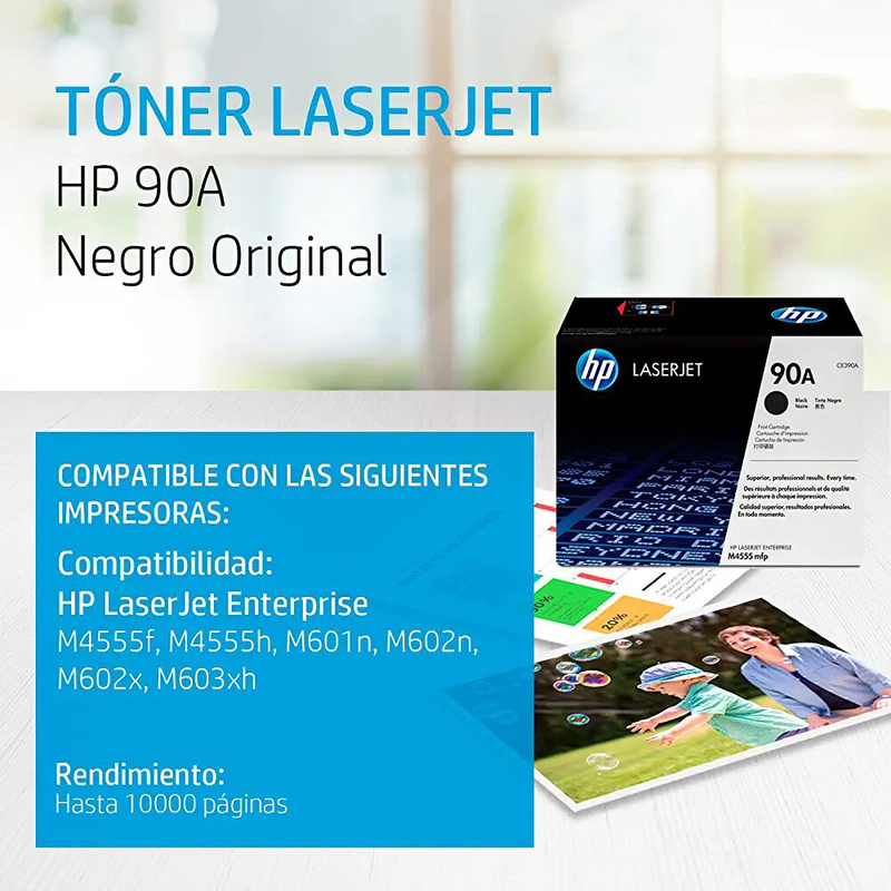 HP 90A Black Laserjet Toner Cartridge