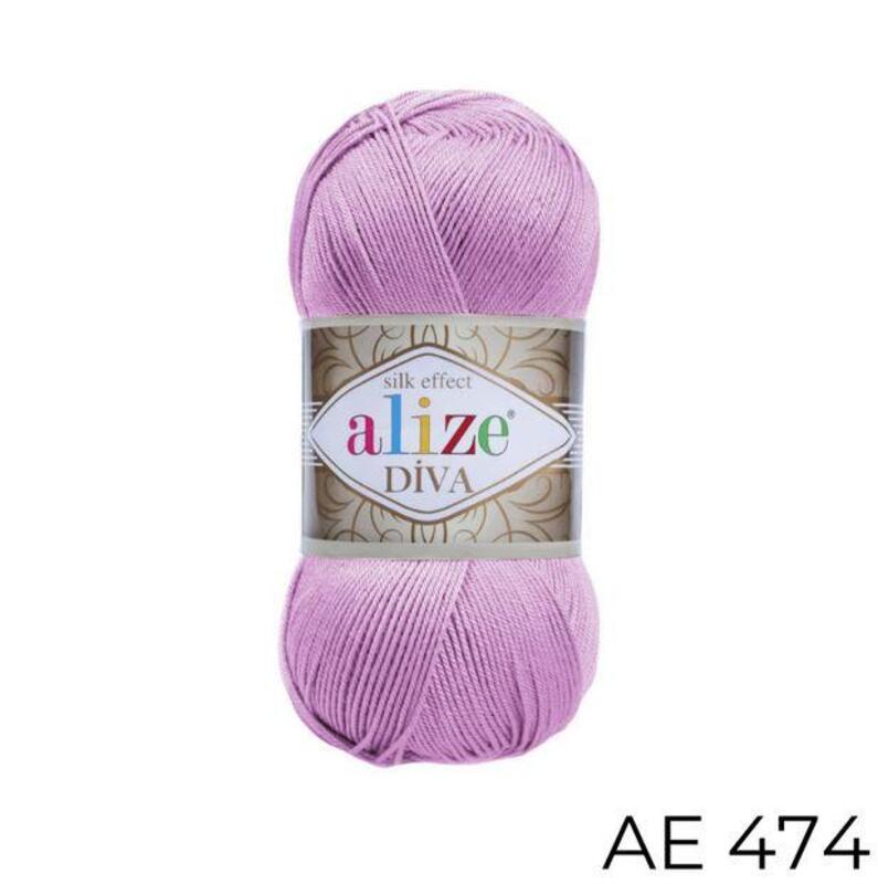 Alize Diva Yarn 100g, AE 474