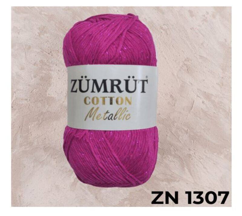 Zumrut Cotton Metallic Yarn 100 g, ZN 1307