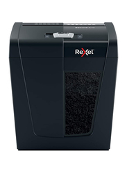 Rexel Secure X10 UK Cross Cut Paper Shredder Machine, 10 Sheet Capacity, Black