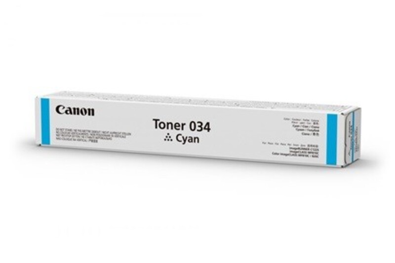 Canon 034 Cyan Toner Cartridge, imageRUNNER C1225