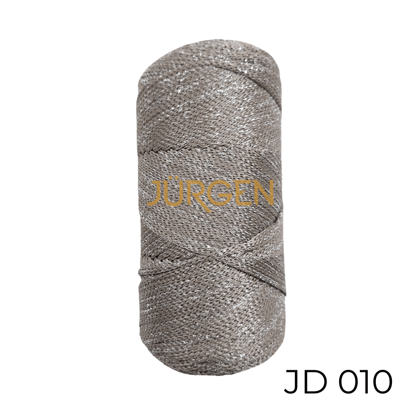 

JURGEN POLYSTER METALLIC MACRAME 4MM 200GMS JD10