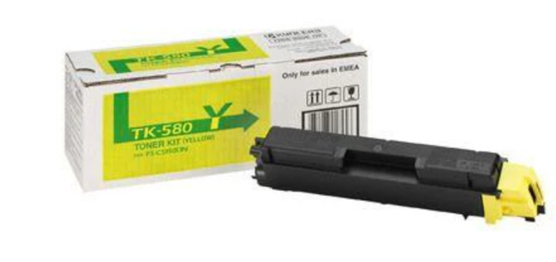 

Kyocera TK - 580Y Yellow Toner Cartridge