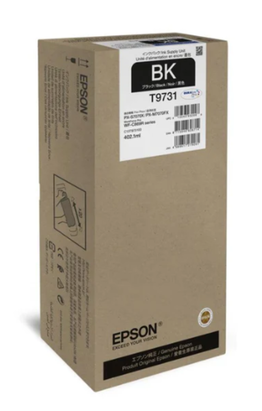 

Epson T9731 Black XL Ink Cartridge Standard Capacity (C13T973100)