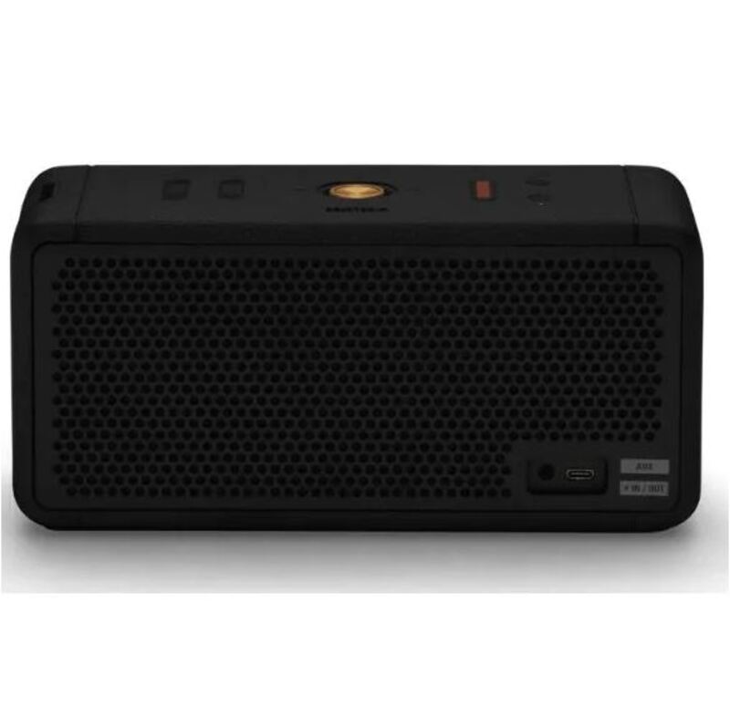 Marshall Middleton Portable Bluetooth Speaker, Black and Brass