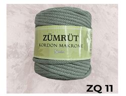 Zumrut Macrame Cord 5mm Yarn 500g, ZQ 11