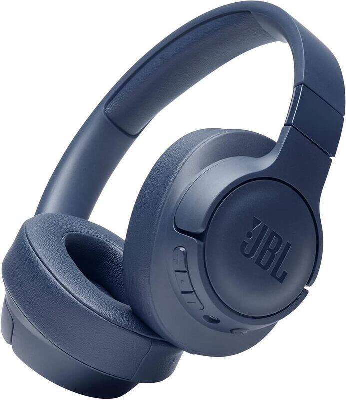 

JBL Tune 710BT Wireless Over-Ear Bluetooth Headphones with Microphone, 50H Battery, Hands-Free Calls, Portable - Blue