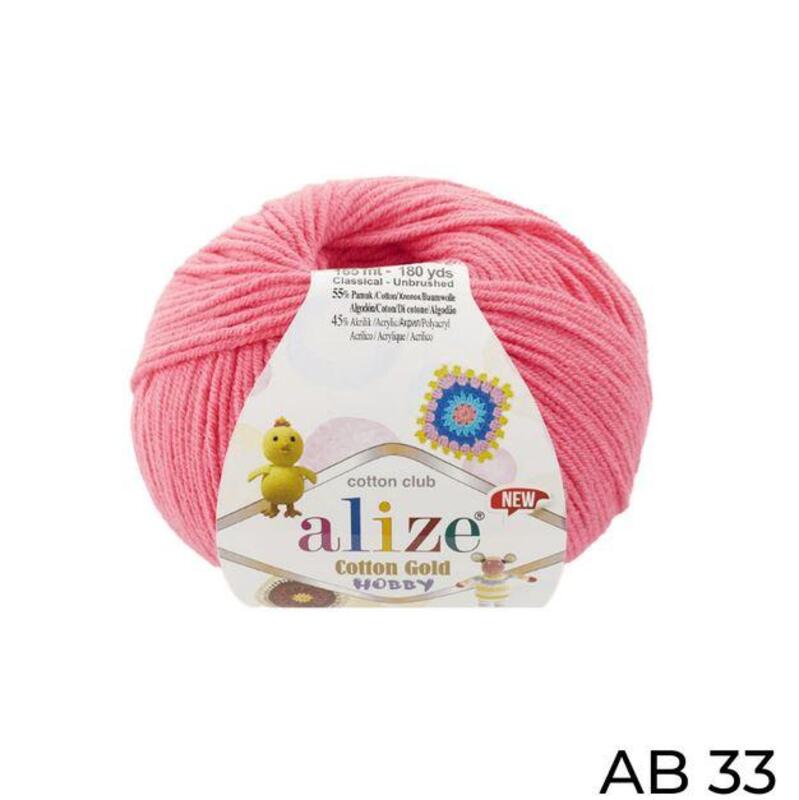 Alize Cotton Gold Hobby Yarn 50g, AB 33