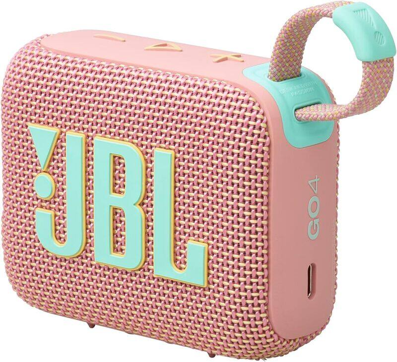 

JBL Go4 Ultra-portable waterproof speaker with AURACAST, Powerful Audio, Dustproof, Wireless Bluetooth Streaming, 7 Hours of Playtime, Pink