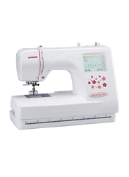 Janome Embroidery Machine, MC370E, White