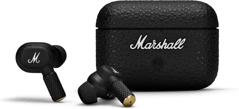 

Marshall Motif II ANC - True Wireless Active Noise Cancelling Bluetooth Headphones, Earbuds, 30 hours playtime -Black