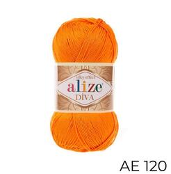 Alize Diva Yarn 100g, AE 120