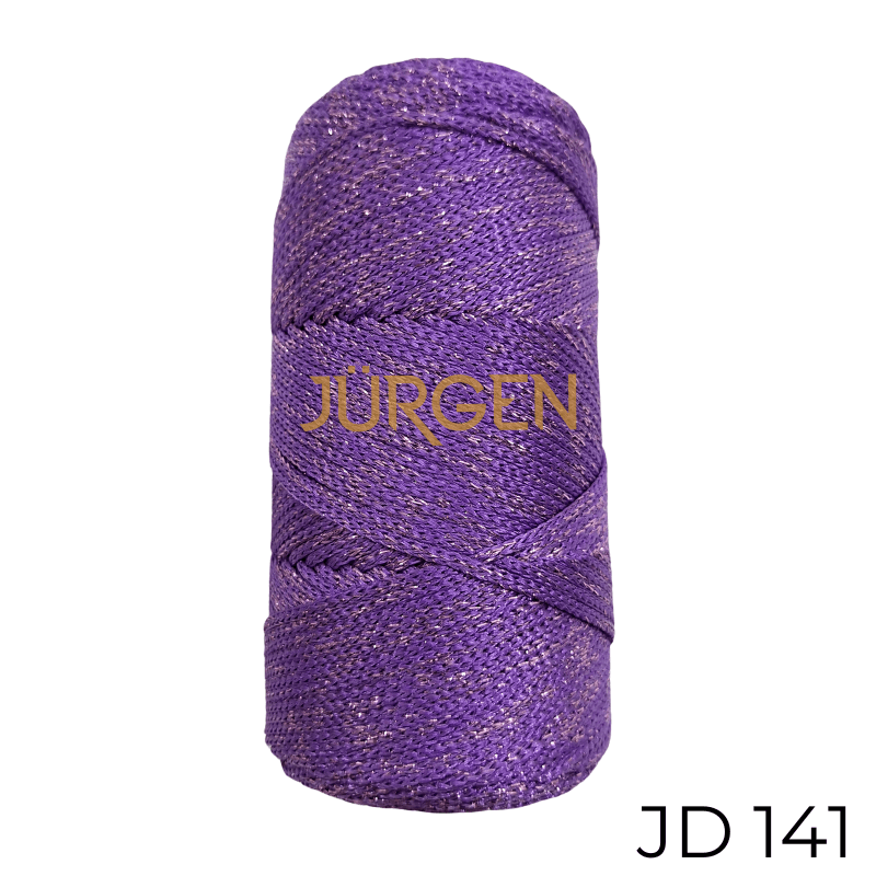 

JURGEN POLYSTER METALLIC MACRAME 4MM 200GMS JD141