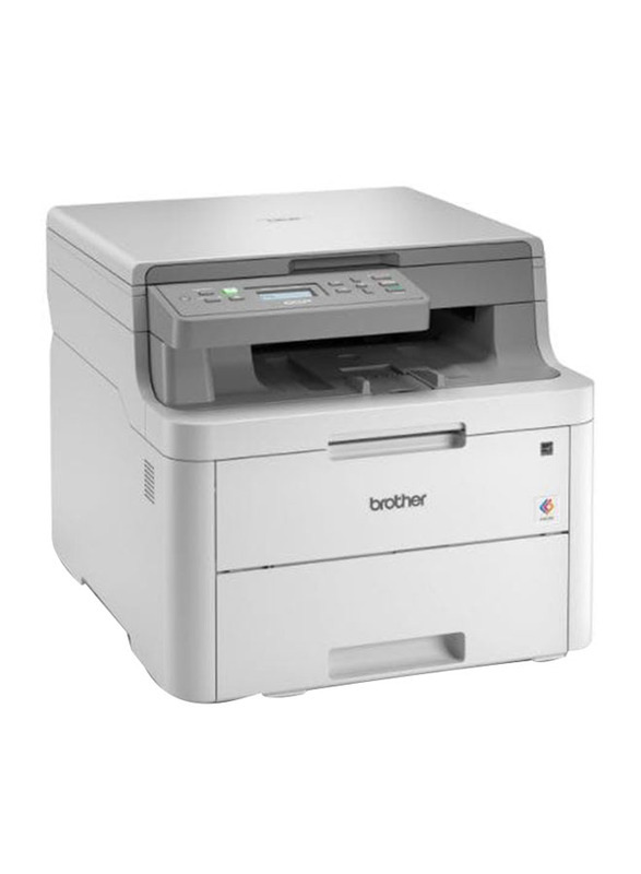 Brother DCP-L3510CDW Colour Laser All-in-One Printer, White