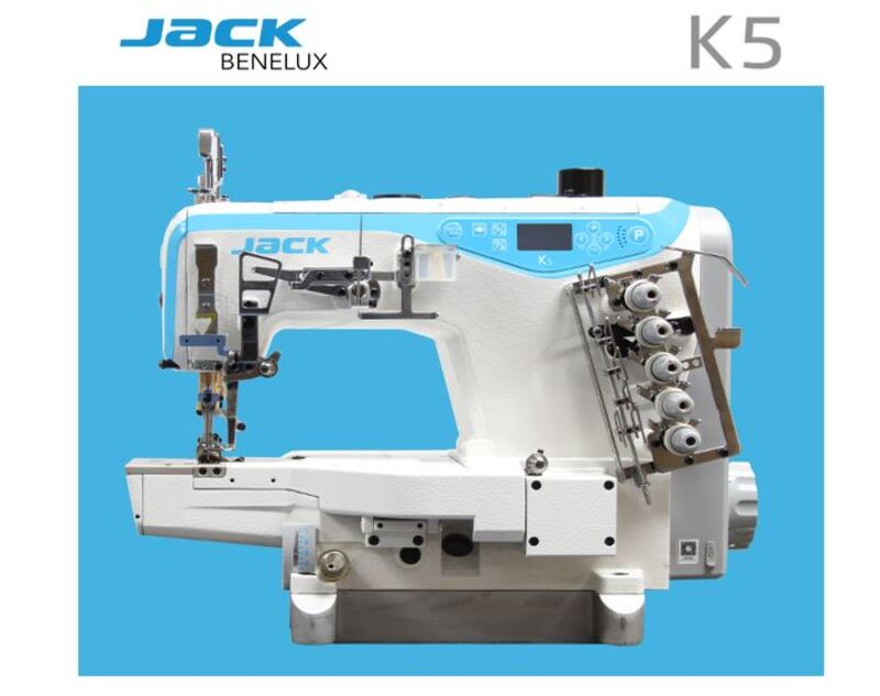 Jack K5-UT-01GB-x356 Computerized Cylinder Bed Interlock Machine