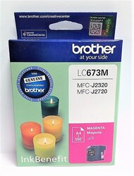 Brother LC-673M Magenta Ink Cartridge