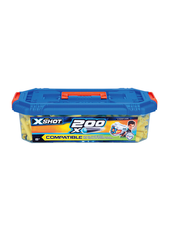 

X-Shot Excel Ultimate Refill Value Darts with Carry Case, 200 Pieces, Ages 8+