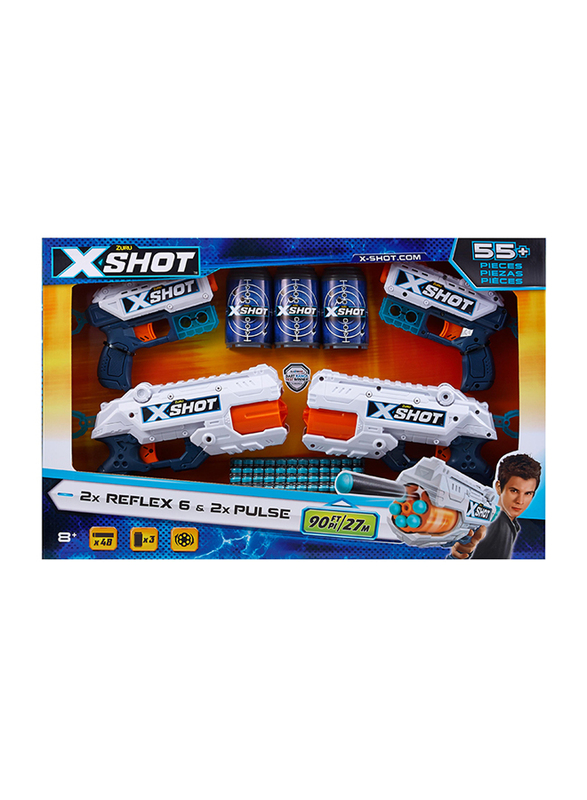 X-Shot Excel Combo Pack Dart Blaster Set, 55 Pieces, Ages 8+