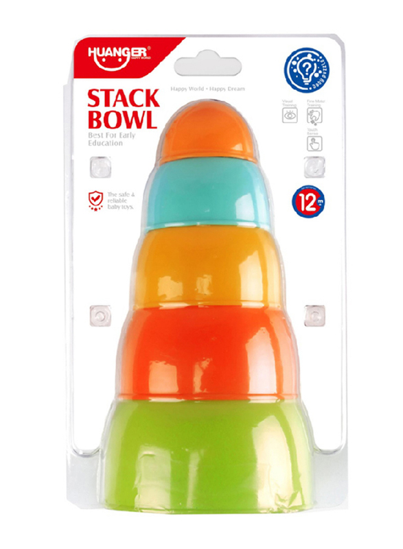 Huanger Stack Bowl, 1+ Years, Multicolour