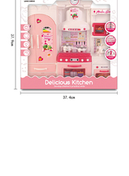 Delicious Kitchen Set with Light and Music, Pink, Ages 3+
