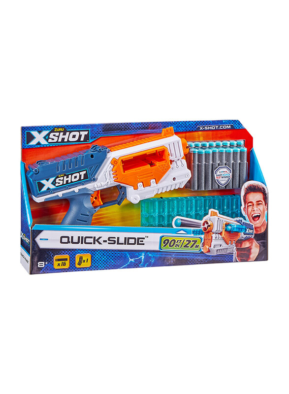 

X-Shot Excel Quick Slide Blaster Set, 17 Pieces, Ages 8+