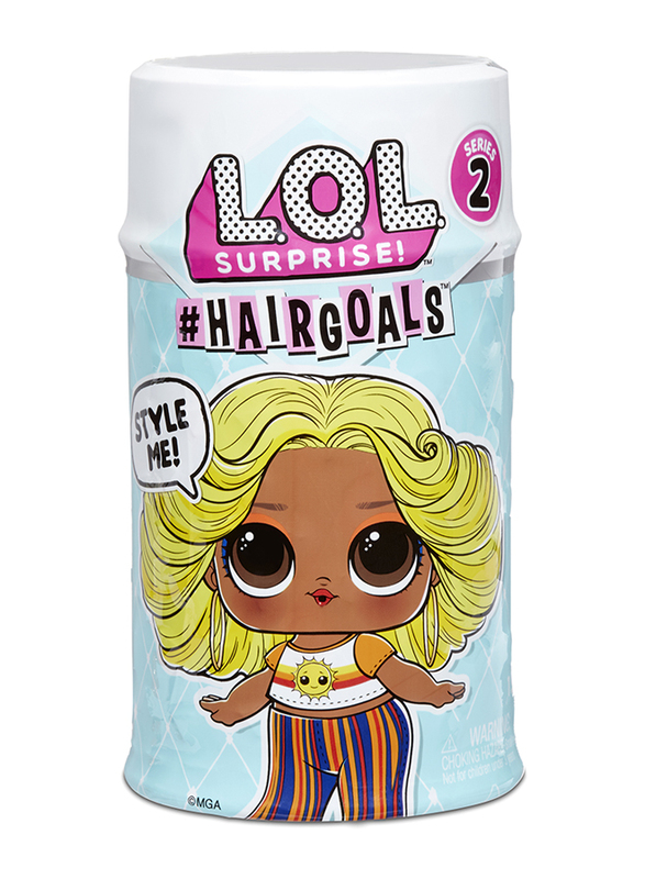 L.O.L. Surprise! Hairgoals 2.0 Asst In PDQ Set, 15 Pieces, Ages 3+