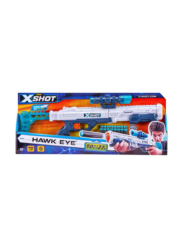 

X-Shot Excel Hawk Eye Blaster Set, 17 Pieces, Ages 8+