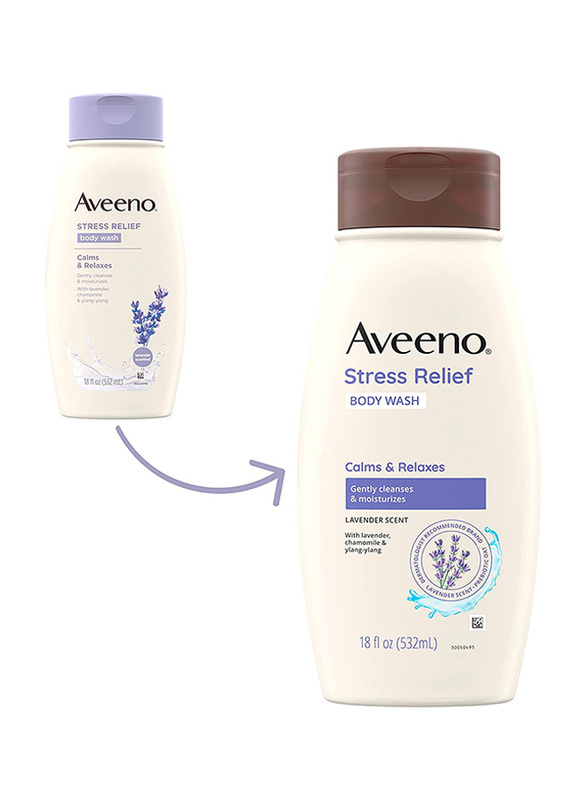 Aveeno Stress Relief Body Wash, 532ml