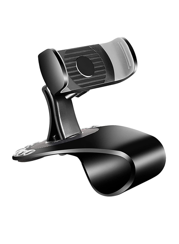 Ewinner Universal 2 in 1 Car Dashboard Phone Holder, Black