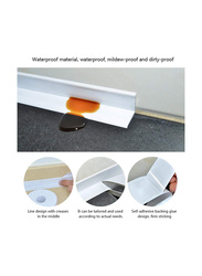 Womdee 105-Feet PE Sealing Tape Waterproof Self Adhesive Caulking Roll, White