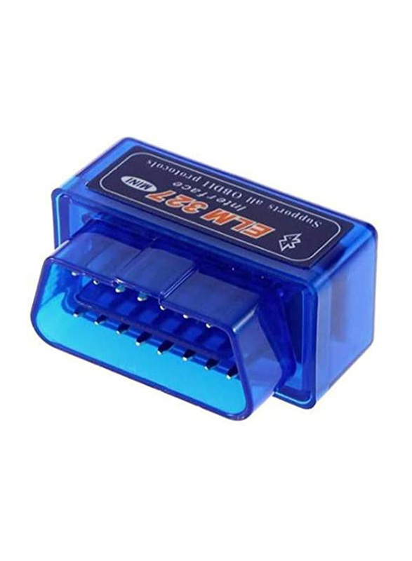 ElM 327 Super Mini Obdii/Obd-Ii/Obd2 Protocols Bluetooth Torque V2.1 Car Auto Diagnostic Scan Tool, Blue