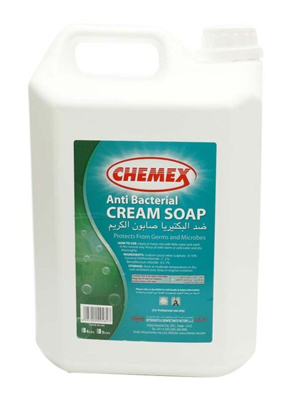 

Chemex Antibacterial Cream Soap Hand Wash, 5 Liter