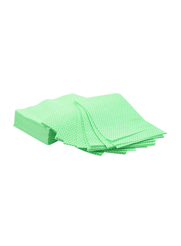 Chemex Semi Disposable Cleaning Cloth, Green, 50 x 40cm