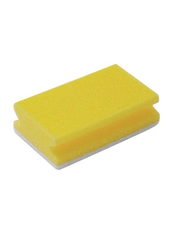 Abrasive Technologies Non Abrasive Sponge, Yellow, 130 x 70mm, 8 Pieces