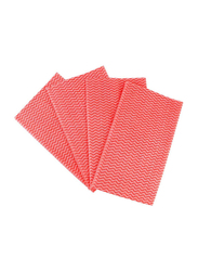 Chemex Semi Disposable Cleaning Cloth, Red, 50 x 40cm