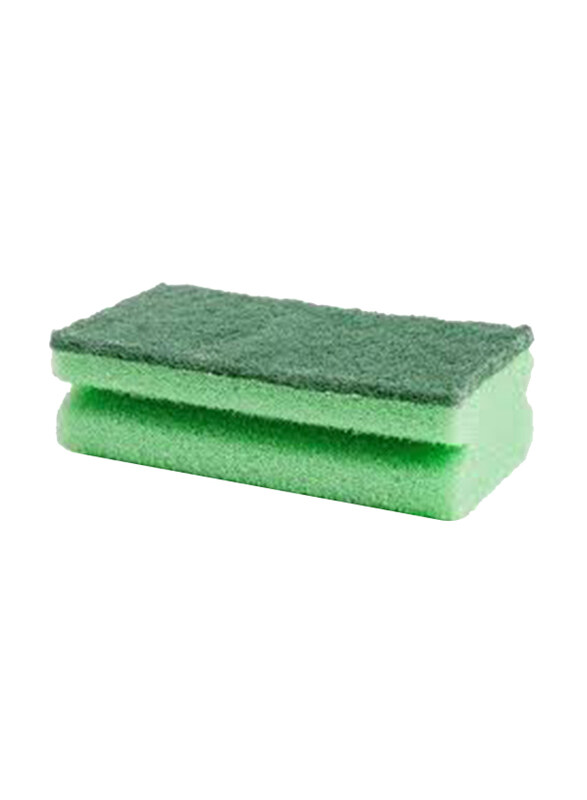 

Chemex Dish Wash Sponge with Scourer, Green, 12 Pieces x 13.5cm