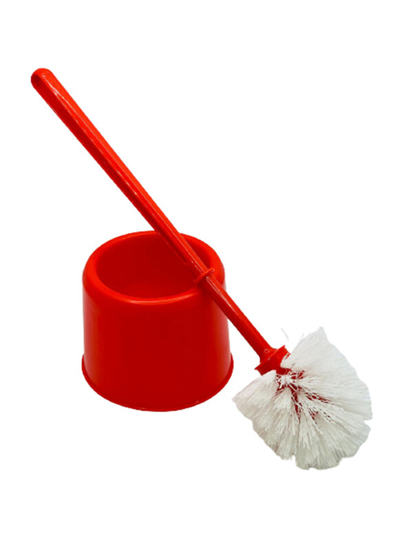 

Chemex Floormaster Toilet Brush with Holder Set, Red, 40cm