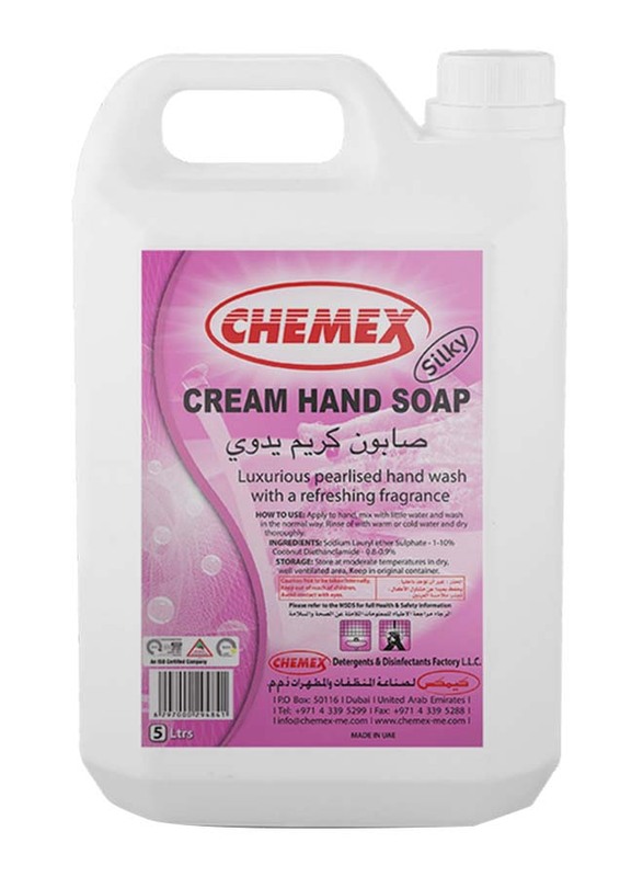 Chemex Silky Cream Hand Soap, 5 Liter