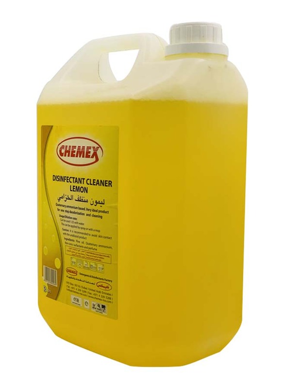 Chemex Lemon Disinfectant Floor Cleaner, 5 Liter