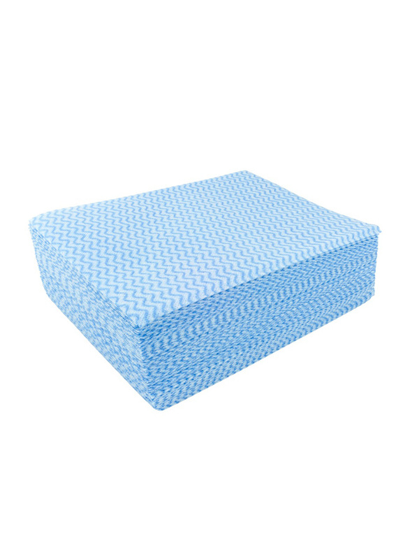 Chemex Semi Disposable Cleaning Cloth, Blue, 50 x 40cm