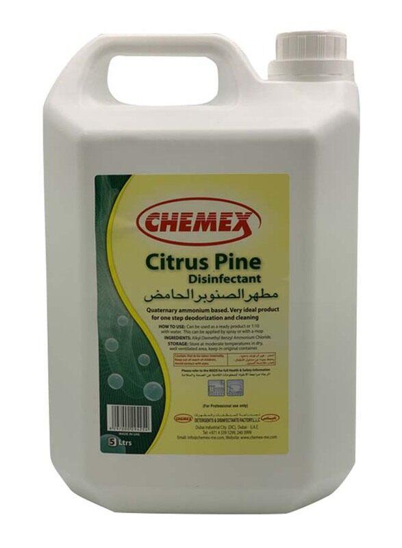 

Chemex Citrus Pine Disinfectant Floor Cleaner, 5 Liter