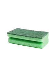 Cisne Dish Wash Sponge with Scourer, Green, 25g, 4 Pieces